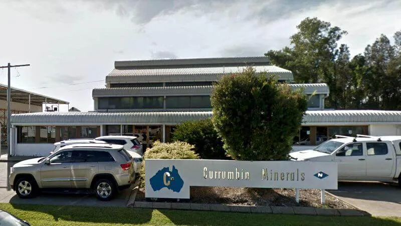 Currumbin Minerals processing plant site at Currumbin, Gold Coast